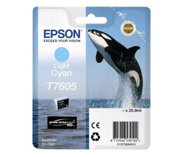 Epson T7605 light cyan 25,9ml 2400str. - 248065 - zdjęcie